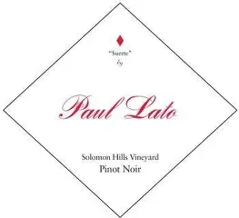 Paul Lato 2018 Pinot Noir Solomon Hills Vineyard