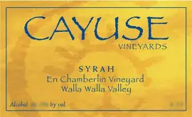 Cayuse 2019 Syrah En Chamberlin Vineyard