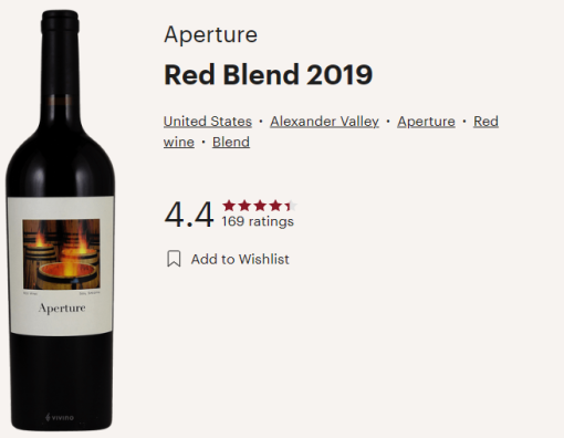 aperture red vivino