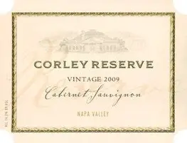 Corley 2009 Reserve Cabernet Sauvignon