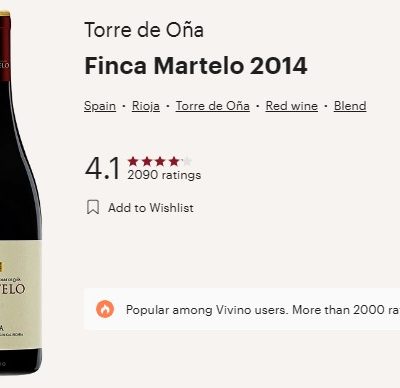 finca martelo 2014 vivino