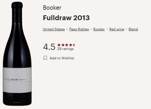 fulldraw 2013 vivino