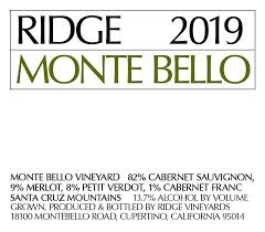 Ridge 2019 Monte Bello