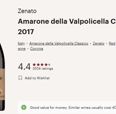 zenato amarone vivino