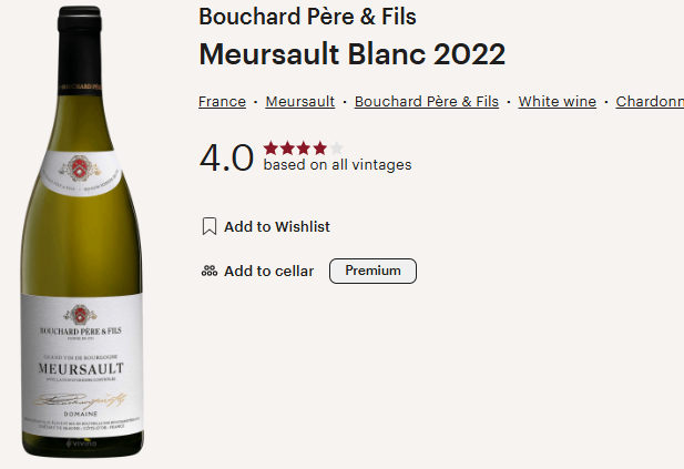bouchard meursault vivino