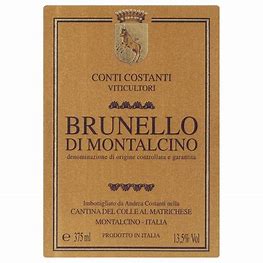 Conti Costanti 2012 Brunello di Montalcino