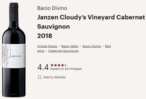 janzen cloudy vivino
