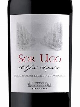 Aia Vecchia 2022 Sor Ugo Bolgheri Superiore