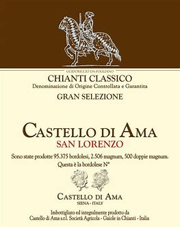 Castello di Ama 2021 San Lorenzo Chianti Classico Gran Selezione