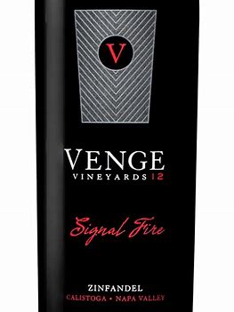 Venge 2024 Signal Fire Vineyard Zinfandel Calistoga