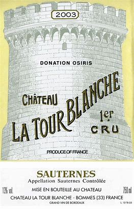 Chateau La Tour Blanche 2003 Sauternes
