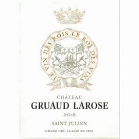 Chateau Gruaud Larose 2018 Saint-Julien
