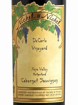 Nickel & Nickel 2019 DeCarle Vineyard Cabernet Sauvignon