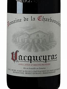 Domaine de La Charbonnière 2015 Vacqueyras Cuvée Spéciale