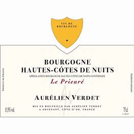 Domaine Aurelien Verdet 2019 Hautes Cotes de Nuits Le Prieure