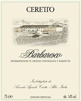 Ceretto 2022 Barbaresco