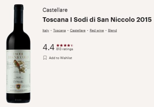 castellare 2015 vivino
