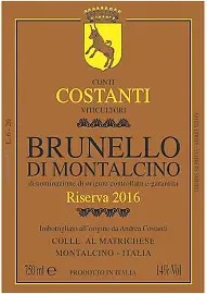 Costanti 2016 Brunello di Montalcino Riserva