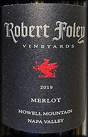 Robert Foley Vineyards 2019 Merlot
