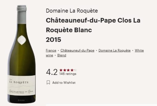 roquete blanc vivino