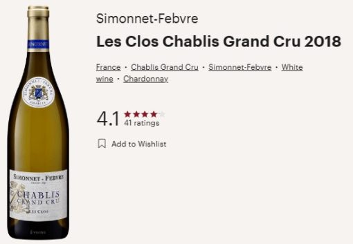 simonnet les clos vivino