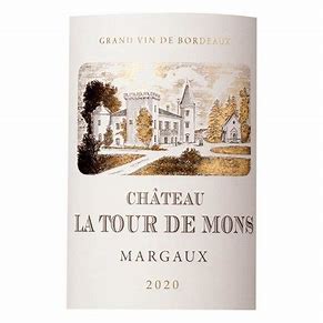 Chateau La Tour De Mons 2018 Margaux