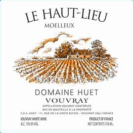 Domaine Huet 2018 Le Haut Lieu Moelleux Vouvray