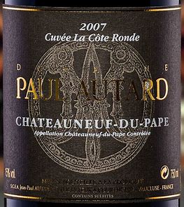 Domaine Paul Autard 2017 Chateauneuf-du-Pape La Cote Ronde