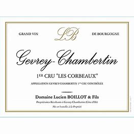 Domaine Lucien Boillot 2019 Gevrey Chambertin 1er Cru Les Corbeaux
