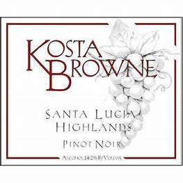 Kosta Browne 2015 Pinot Noir Santa Lucia Highlands