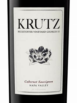 Krutz Family 2016 Cabernet Sauvignon Beckstoffer Georges III Vineyard