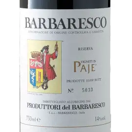 Produttori 2013 Barbaresco Paje Riserva