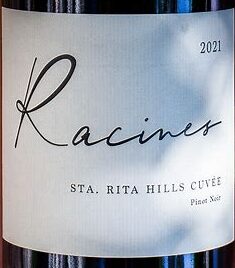 Racines 2021 Pinot Noir Santa Rita Hills Cuvee