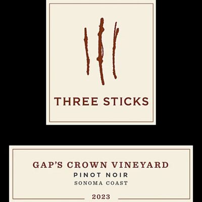 Three Sticks 2023 Pinot Noir Gap's Crown Vineyard