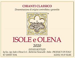 Isole e Olena 2020 Capparello
