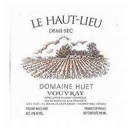 Domaine Huet 2020 Vouvray Demi Sec Le Haut-Lieu