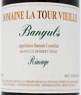 Domaine La Tour Vieille 2023 Banyuls Rimage 500ml
