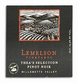 Lemelson 2022 Pinot Noir Thea's Selection