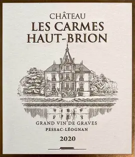 Chateau Les Carmes Haut-Brion 2020 Red Pessac-Leognan