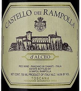 Castello dei Rampolla 2018 d'Alceo Toscana