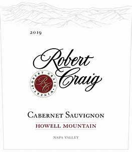 Robert Craig 2019 Howell Mountain Cabernet Sauvignon