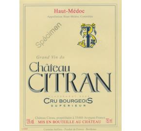 Chateau Citran 2020 Red Blend Haut Medoc
