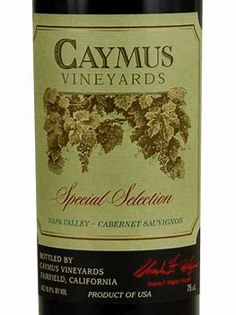 Caymus 2020 Special Selection Cabernet Sauvignon