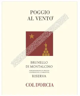 Col d'Orcia 2016 Poggio al Vento Brunello di Montalcino Riserva