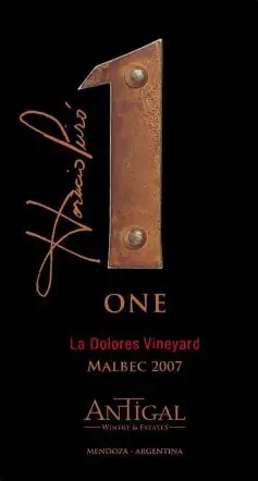 Antigal One 2017 Malbec La Dolores Vineyard Gualtallary