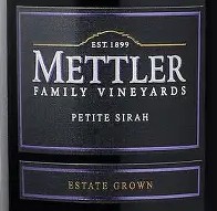Mettler Family Vineyards 2024 Estate Grown Petite Sirah