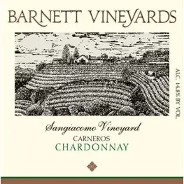 Barnett Vineyards 2023 Chardonnay Sangiacomo Vineyard