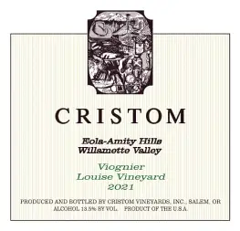 Cristom Vineyards 2025 Louise Vineyard Viognier