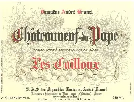 Andre Brunel 2023 Les Cailloux Chateauneuf du Pape Blanc