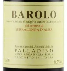Palladino 2019 Barolo Del Comune Di Serralunga D'Alba